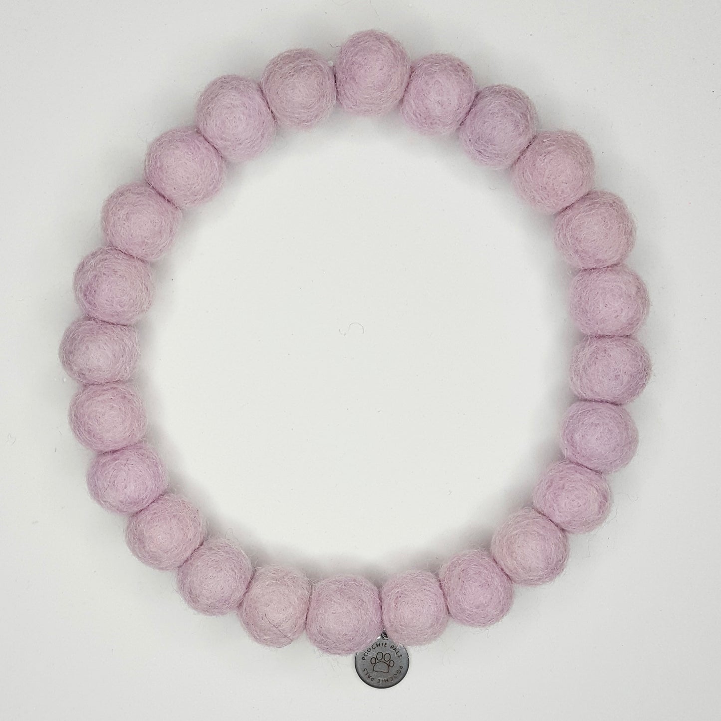 Pale Pink Pom Pom Collar