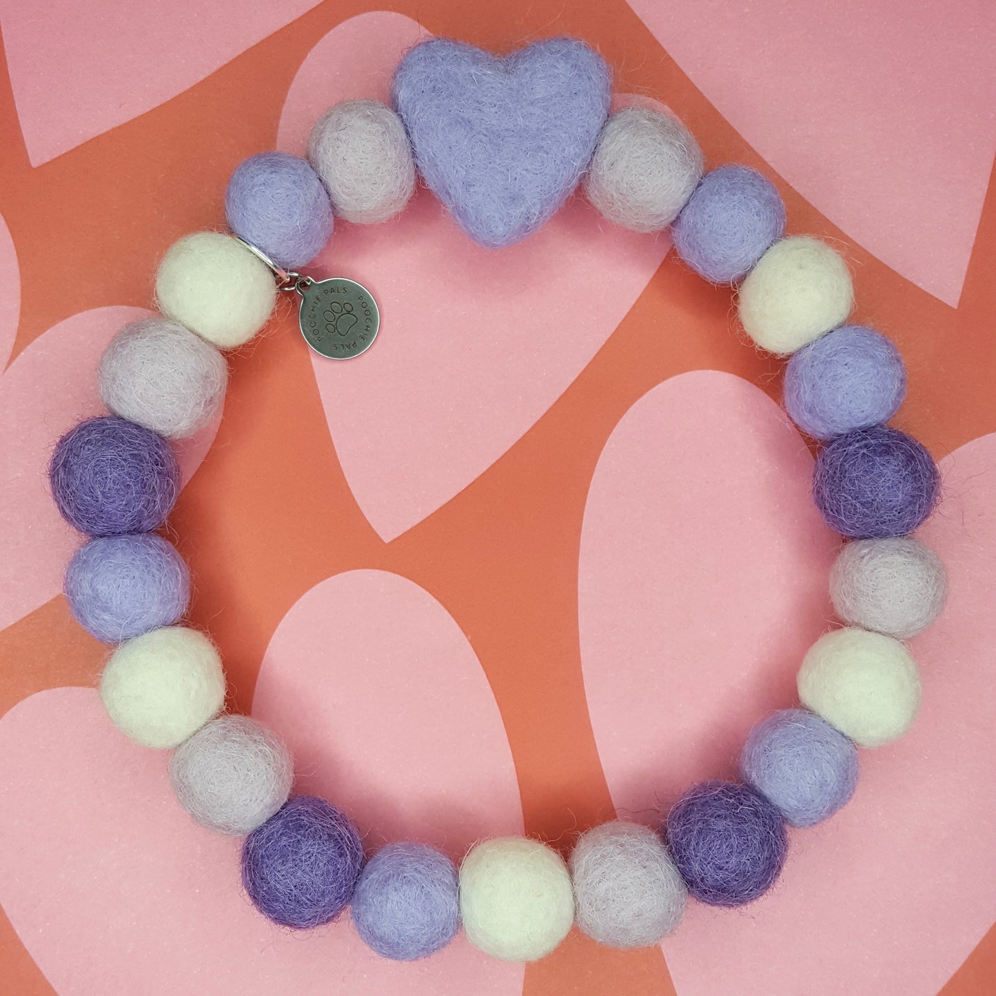 Heartfelt Pom Pom Collar