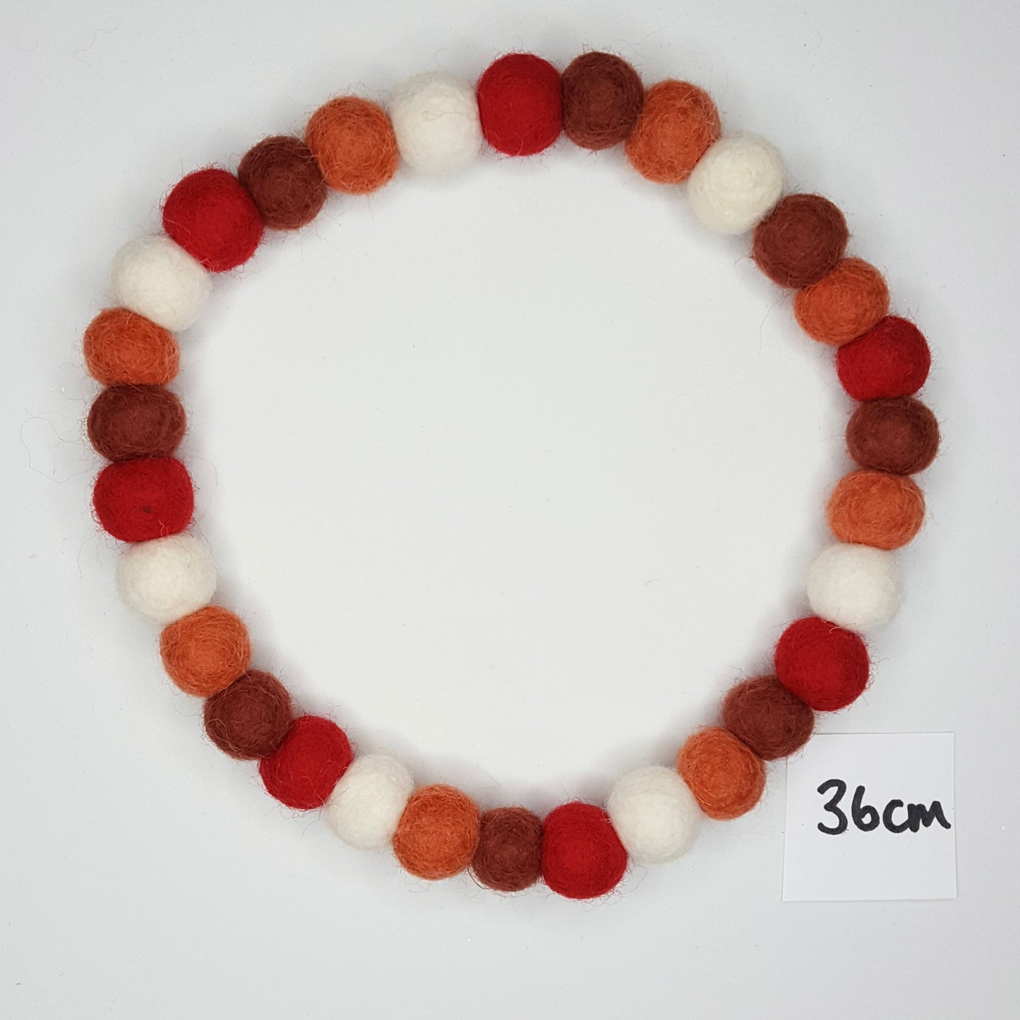 Gingerbread Pom Pom Collar - 36cm