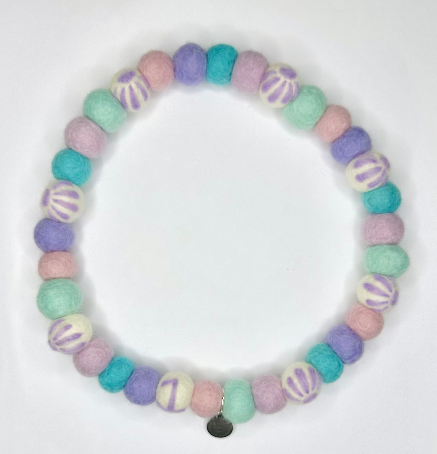 Custom Hand Felted Pom Pom Collar