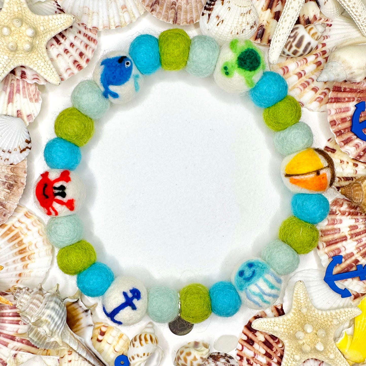 Beach Boy Pom Pom Collar