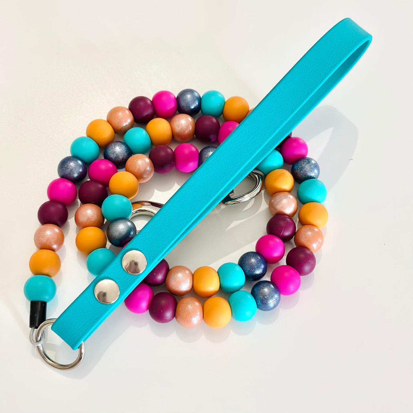 Ocean Jewels Beaded Dog Lead