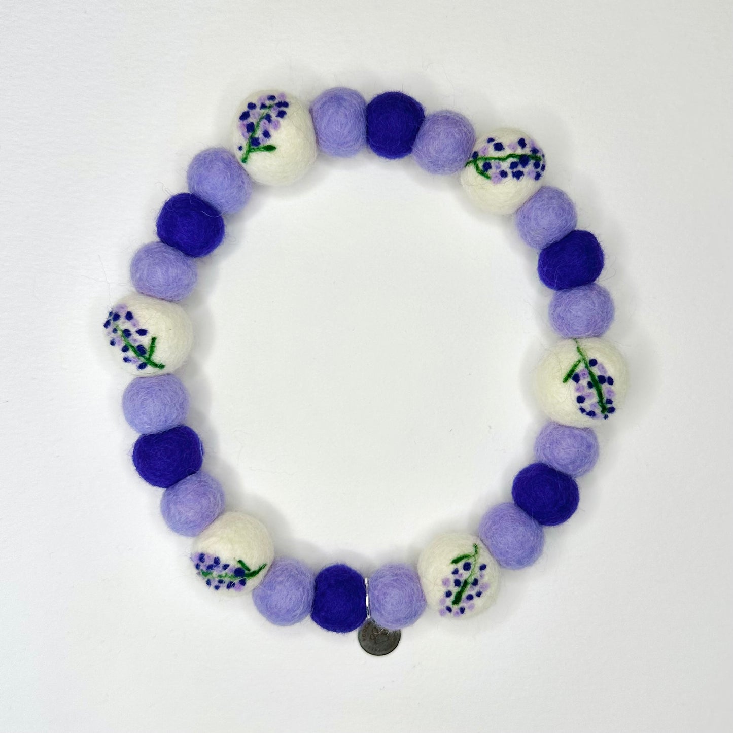 Whimsical Spring Pom Pom Collar