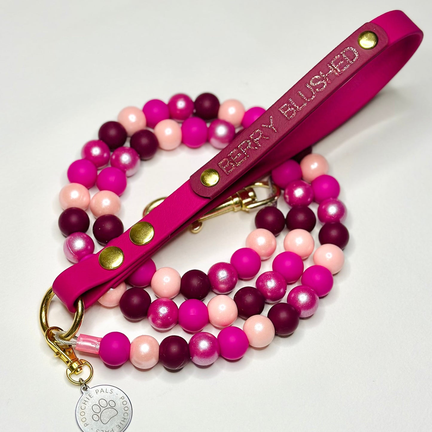 Berry Blushed Beaded Lead