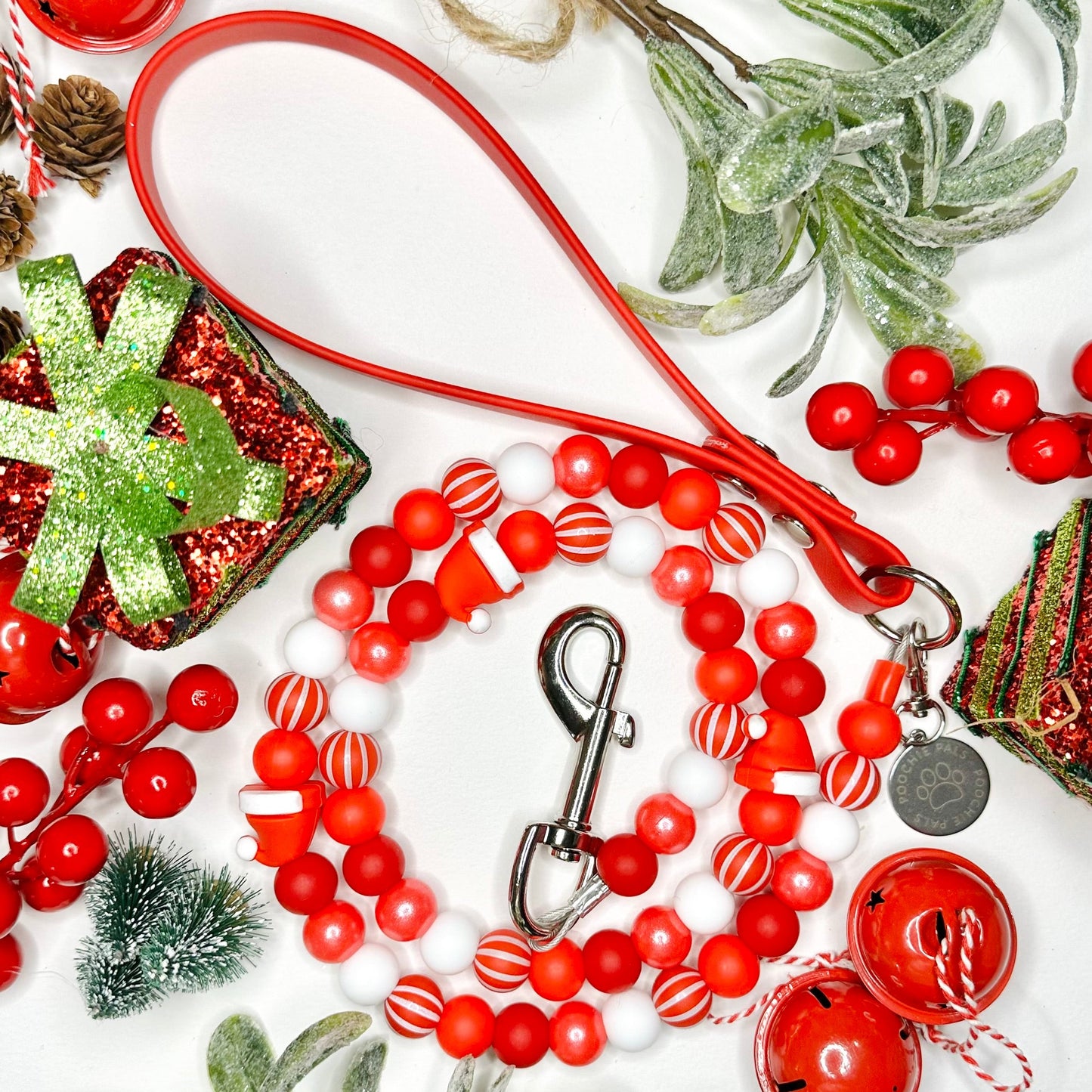 Santas Hat Beaded Lead