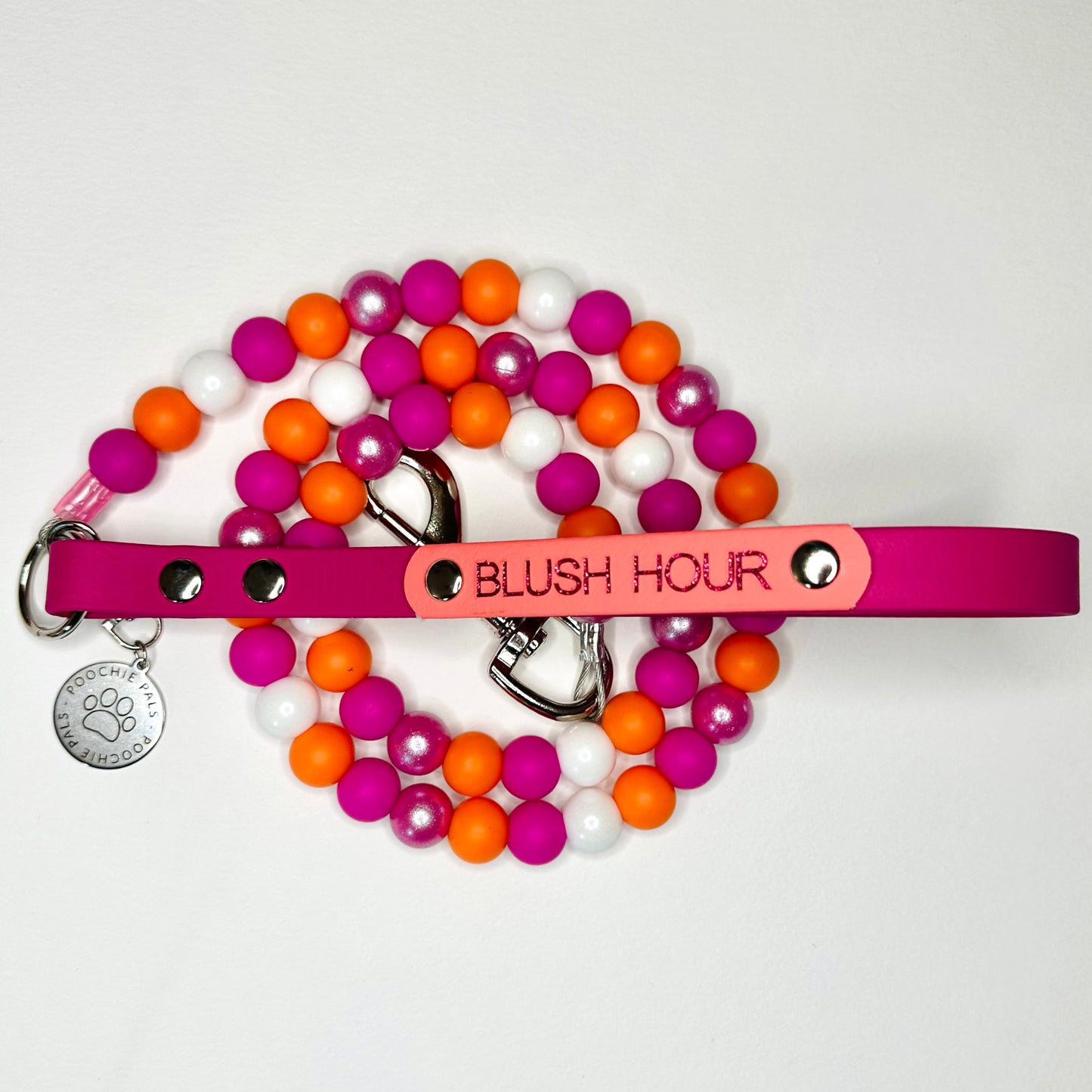 Raspberry Blush Beaded Lead