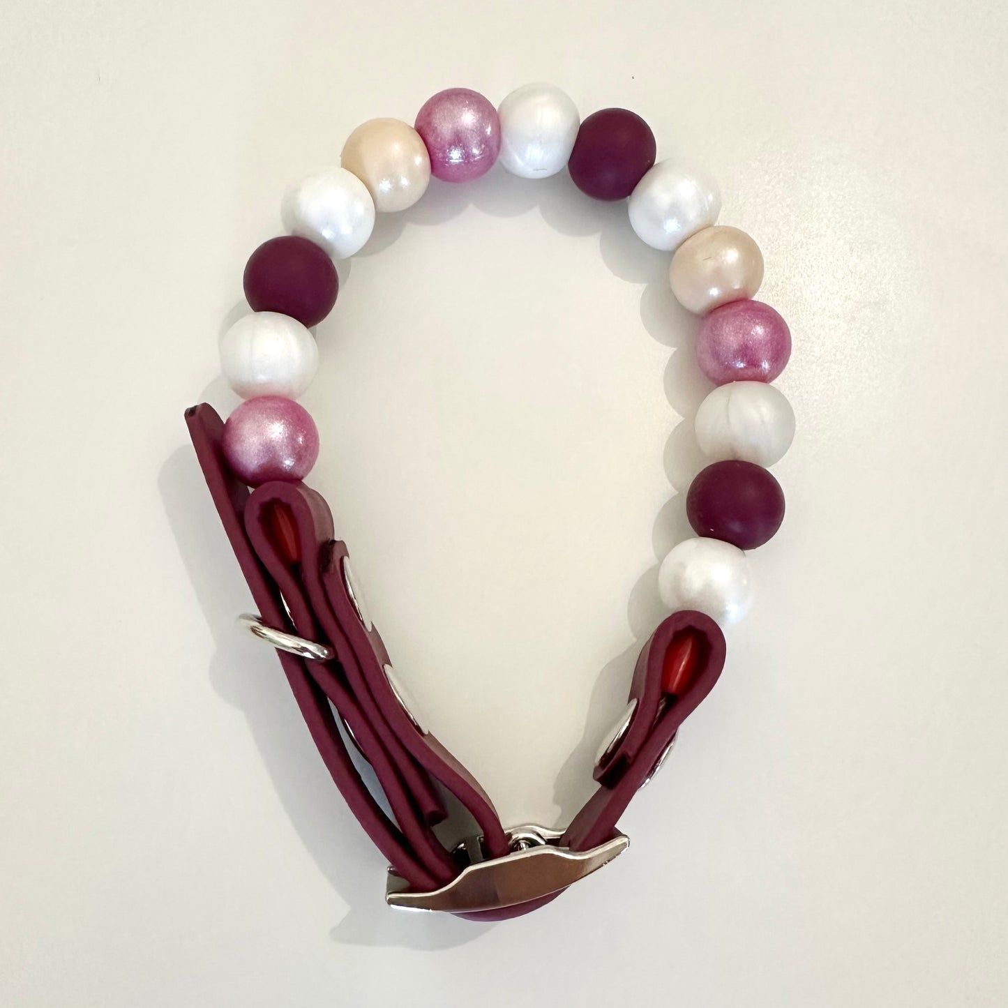 Patterns or Metallic Beaded Adjustable Collar