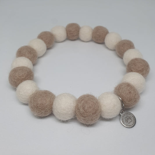 Puppuccino Pom Pom Collar Necklace