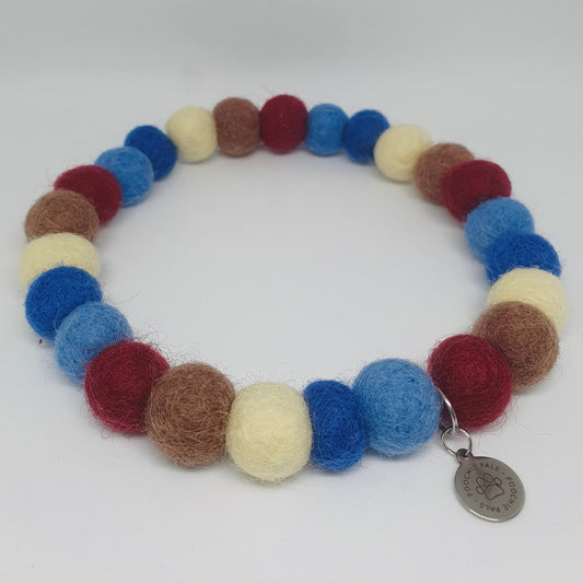 Muddy Puddles Pom Pom Collar