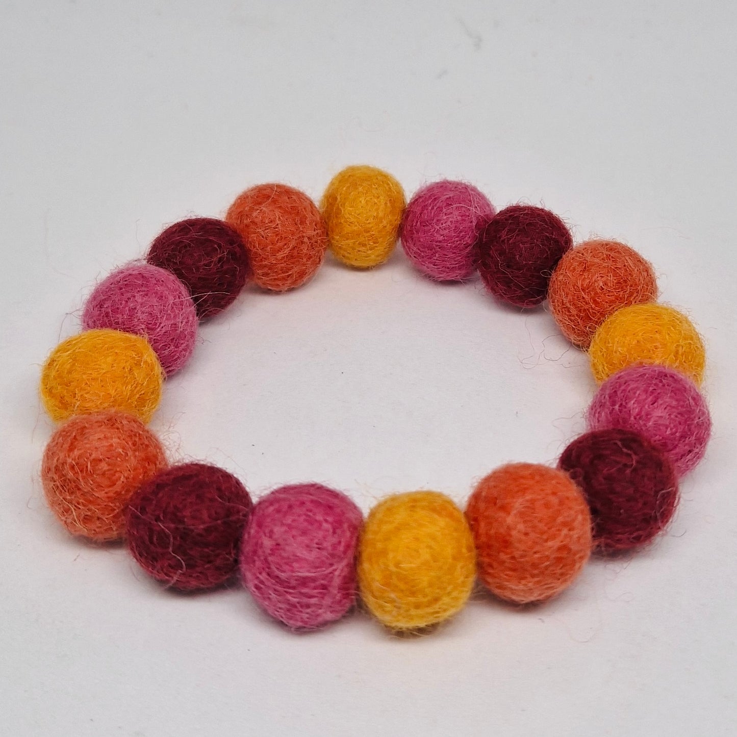 Cornish Winter Sunset Pom Pom Collar