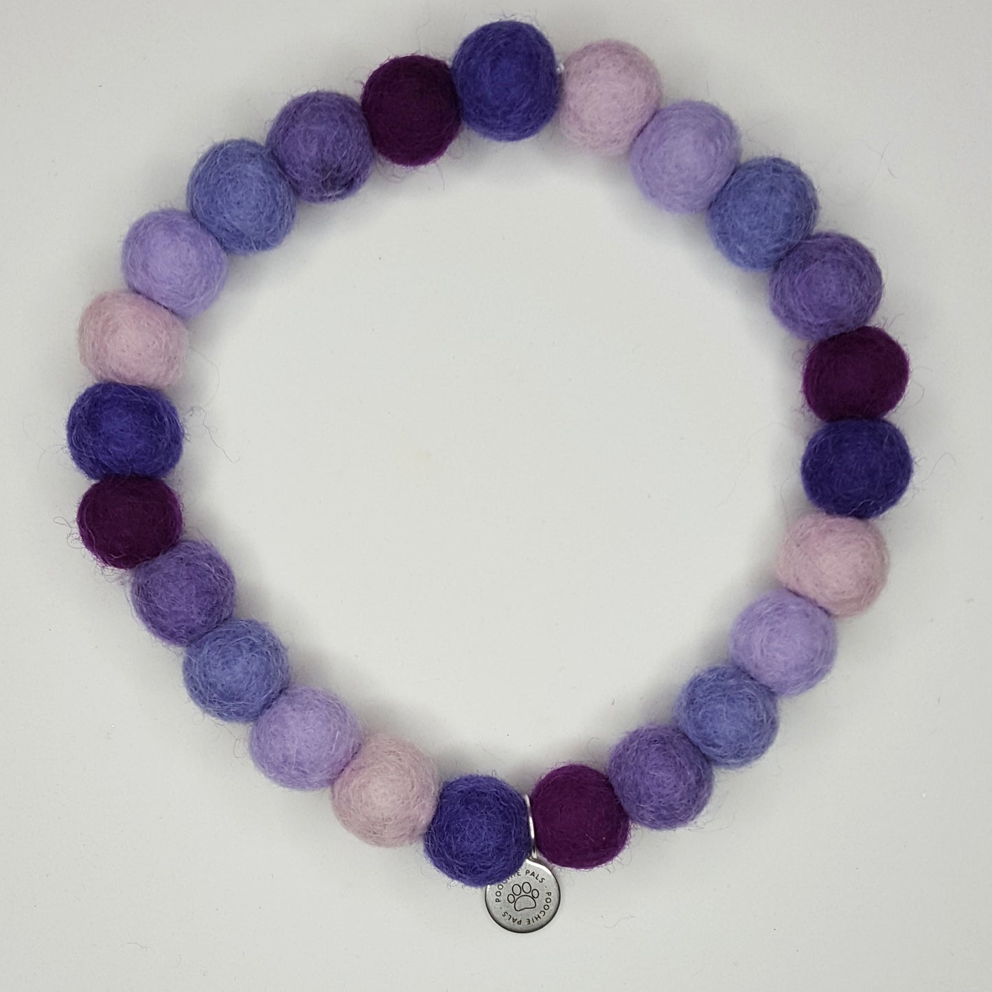 Purple Perfect Pom Pom Collar