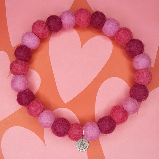 Roses Pom Pom Collar