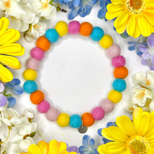 Sunny Springs Pom Pom Collar