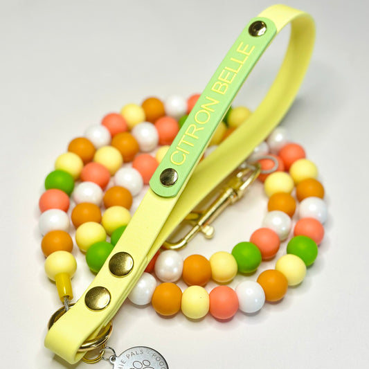 Citron Belle Beaded Lead