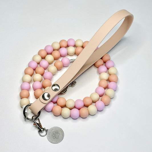 Candy Floss Pup Beaded Lead