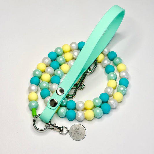 Lemon Mint  Beaded Lead