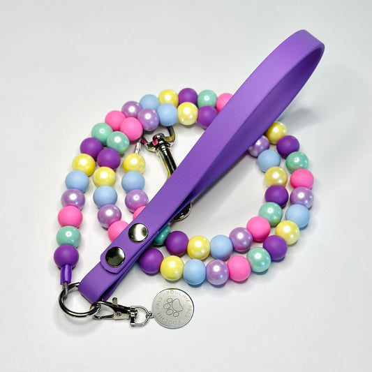 Lavender Pearl Beaded Lead