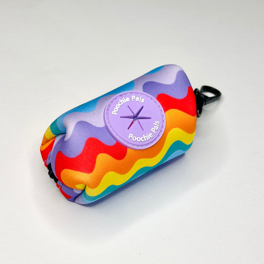 Rainbow Walkies Poop Bag Holder