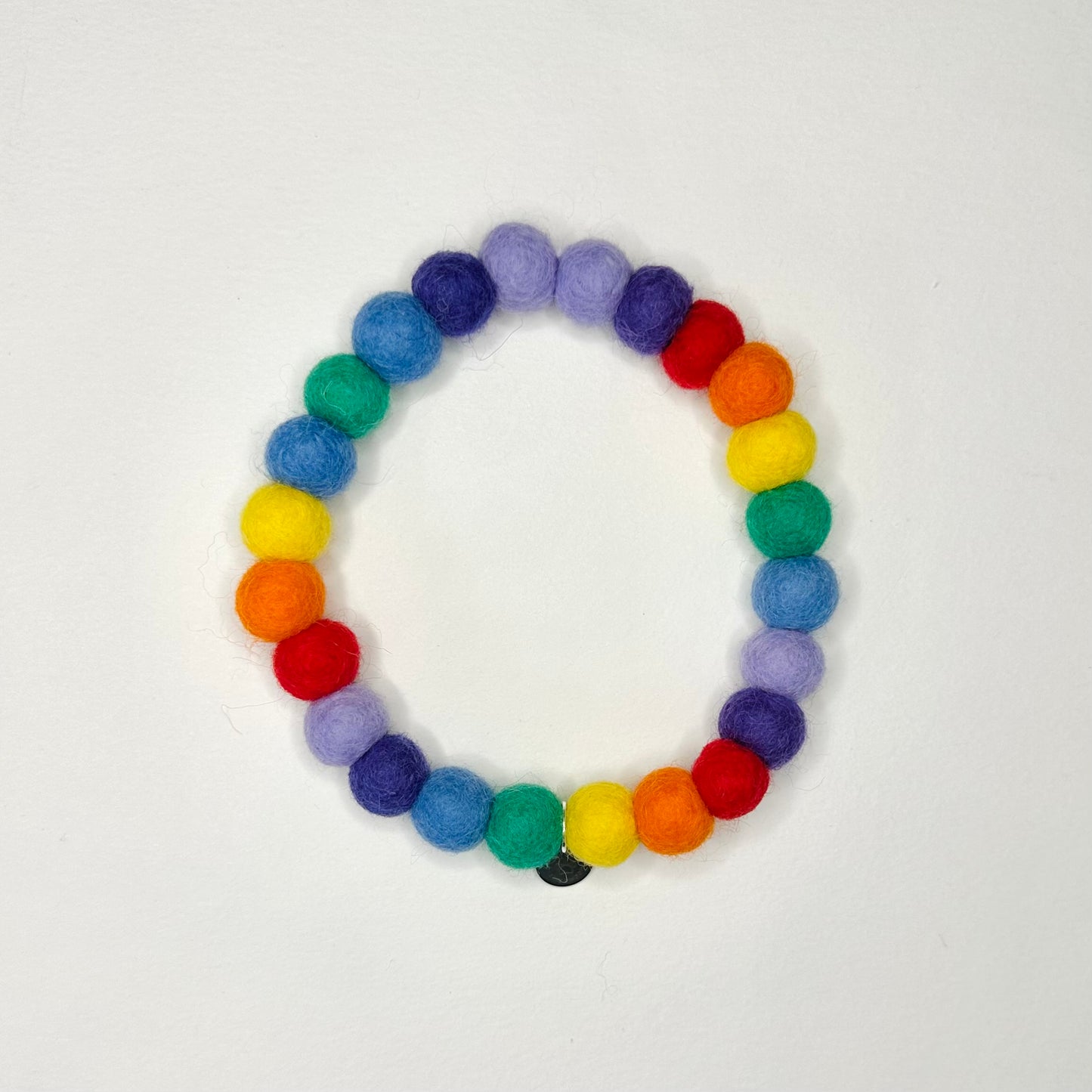 Rainbow Walkies Pom Pom Collar