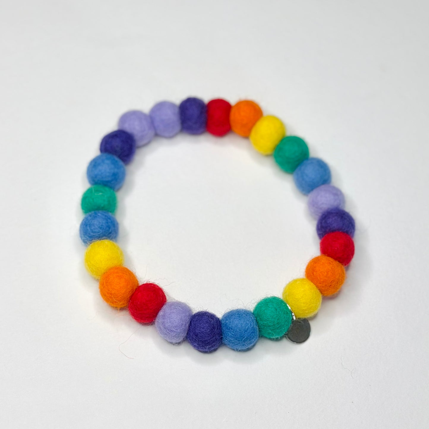 Rainbow Walkies Pom Pom Collar