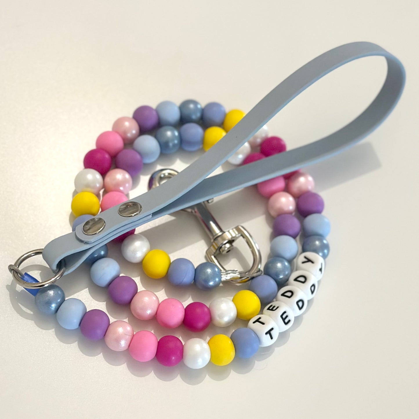 Alphabet Beaded Dog Lead