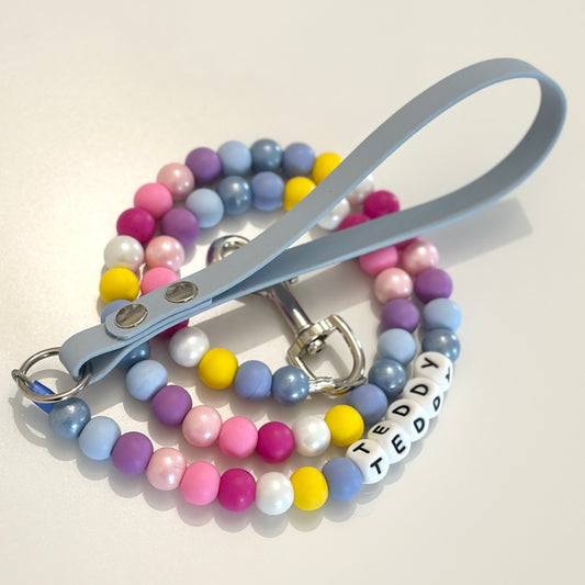 Alphabet Beaded Dog Lead