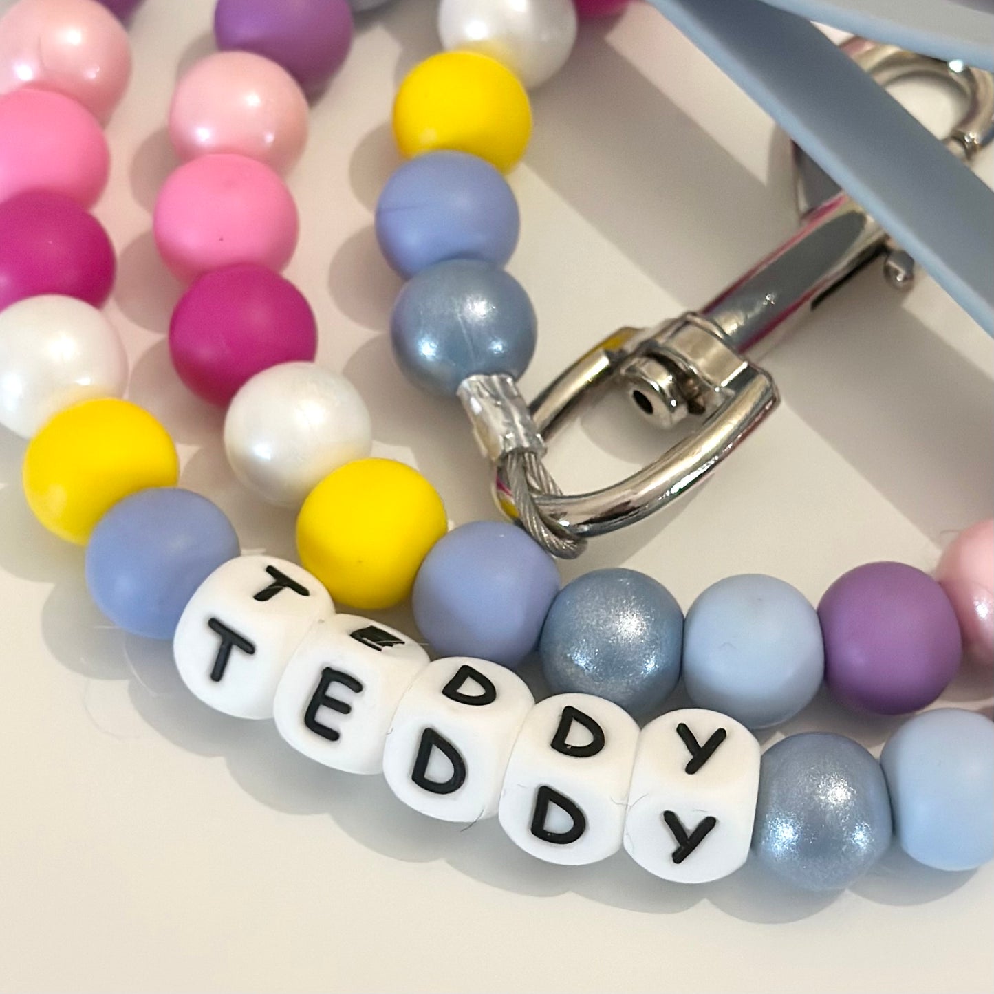 Alphabet Beaded Dog Lead