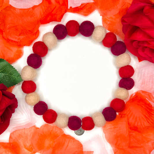 Love Struck Pom Pom Collar