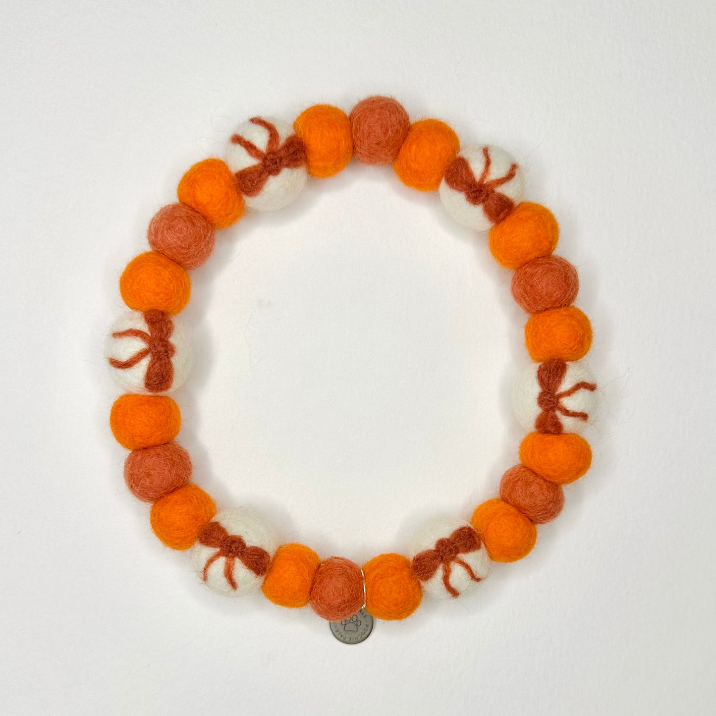 Bow & Blooms Pom Pom Collar