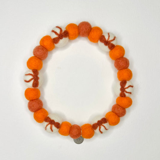 Bow & Blooms Pom Pom Collar
