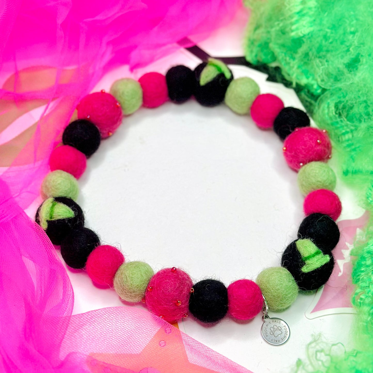 Wicked Pom Pom Collar