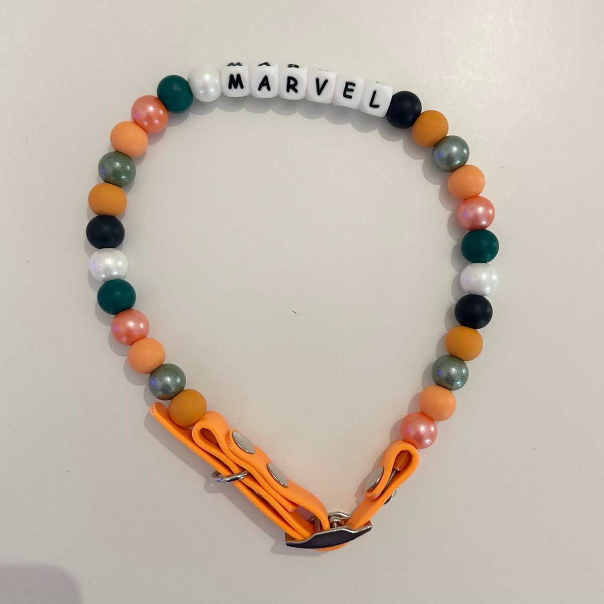 Alphabet Beaded Collar