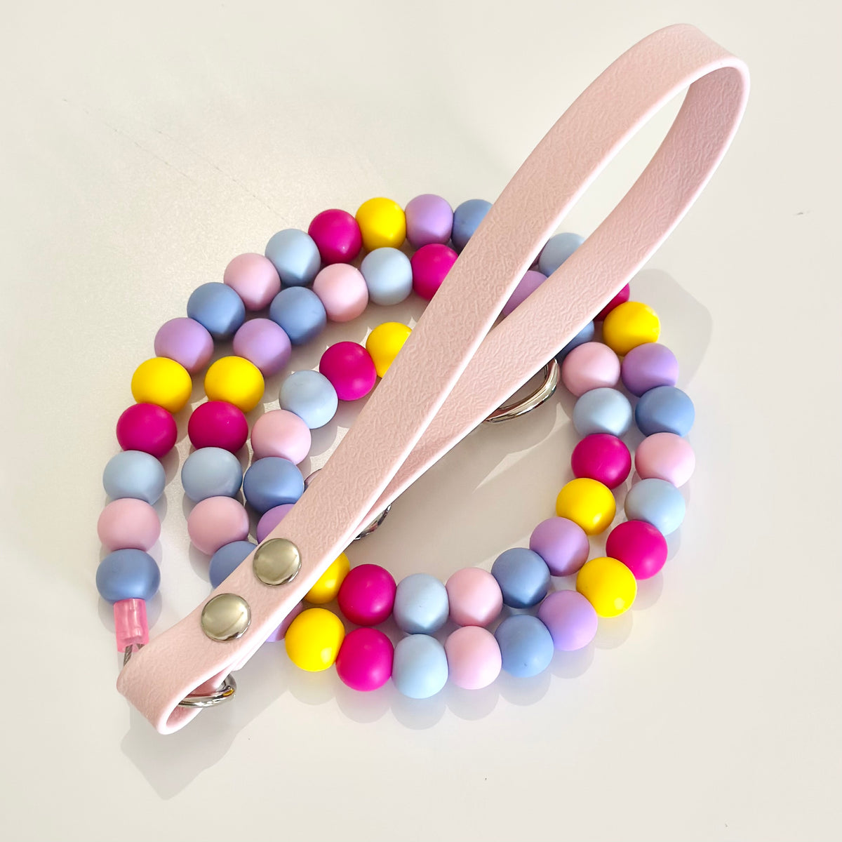 Girly Pop Beaded Dog Lead