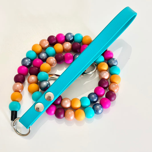 Ocean Jewels Beaded Dog Lead