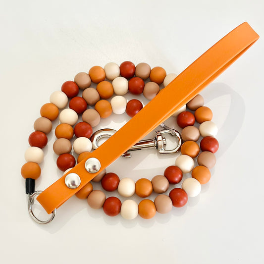 Fall Feelings Beaded Dog Lead