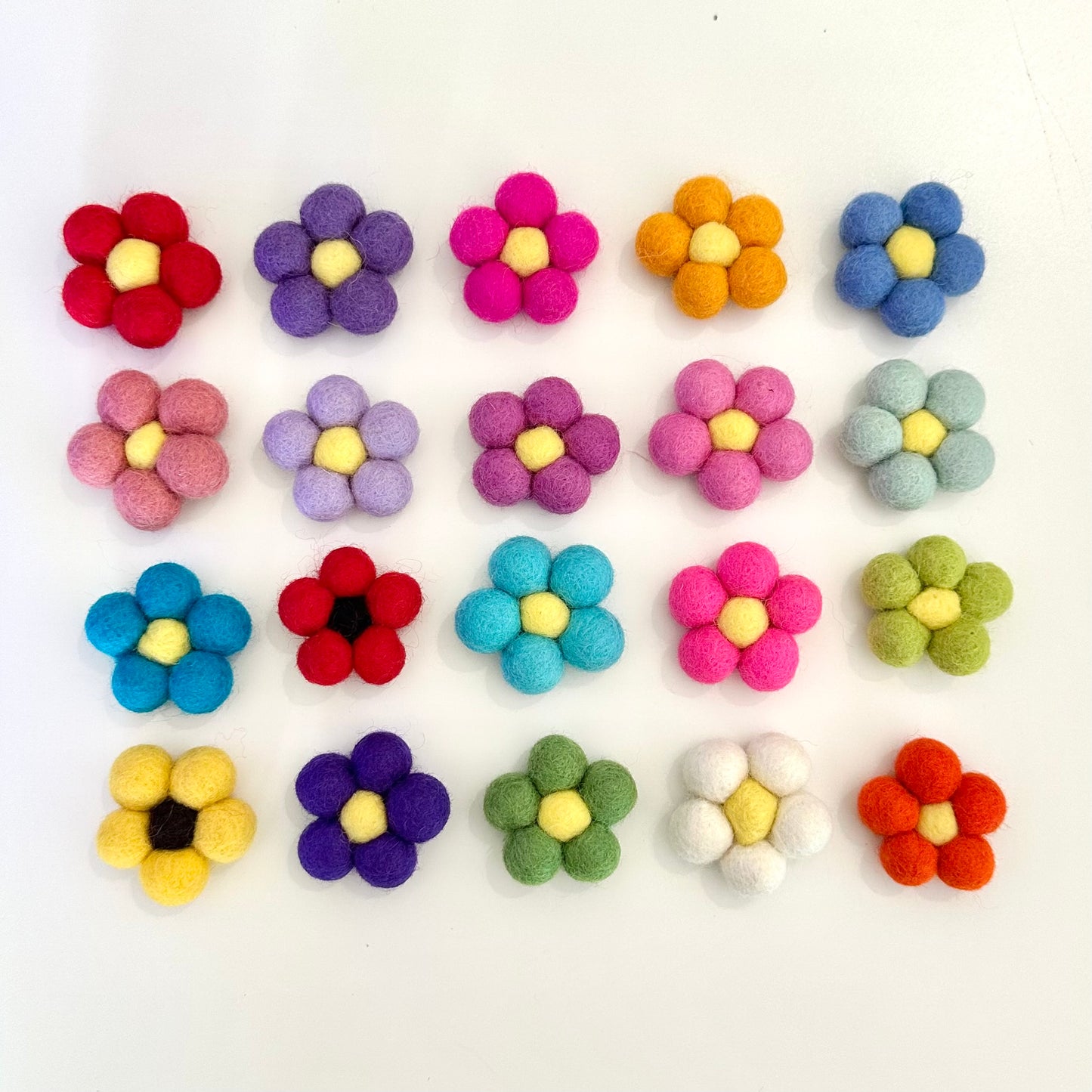Create Your Own Flower Pom Pom Collar