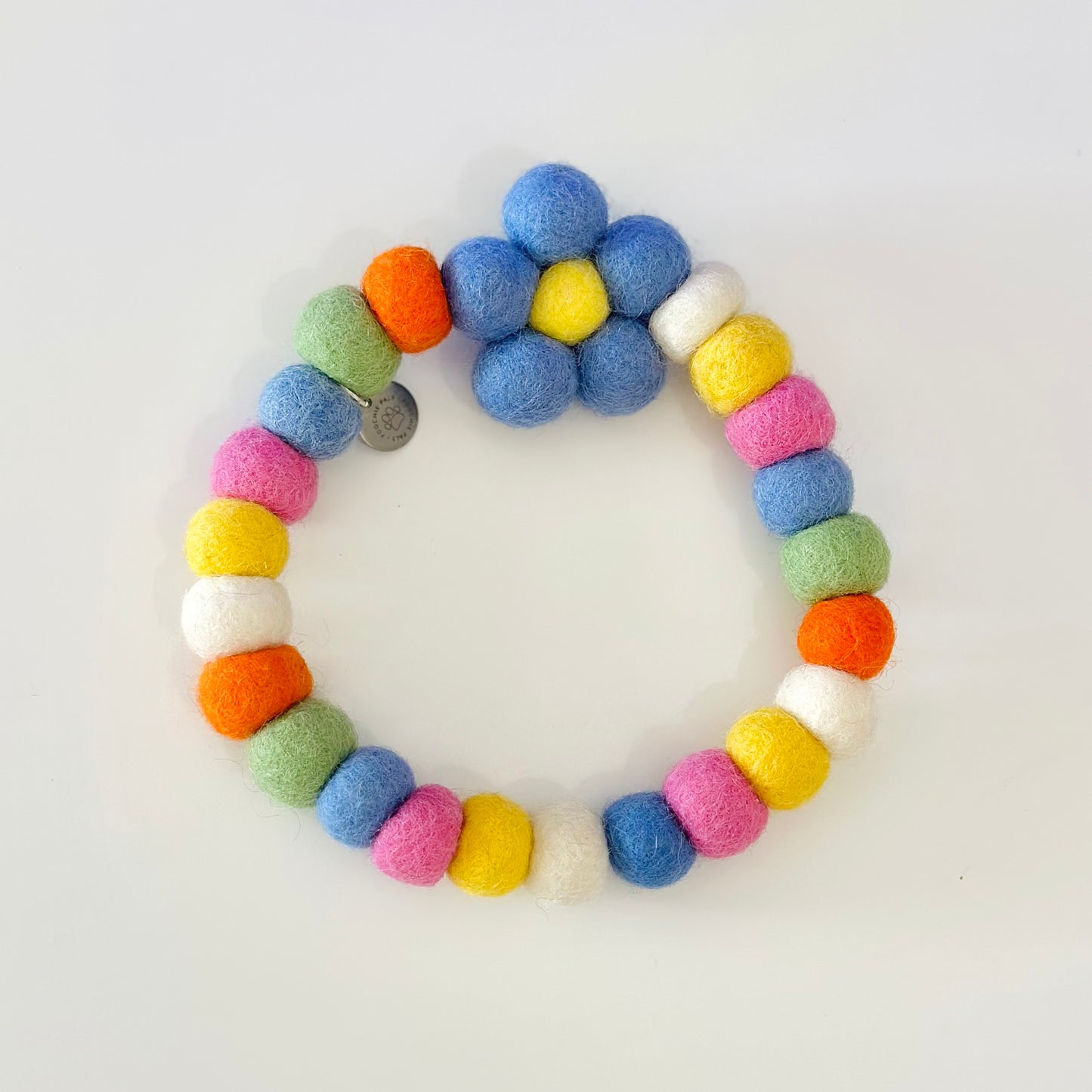 Create Your Own Flower Pom Pom Collar