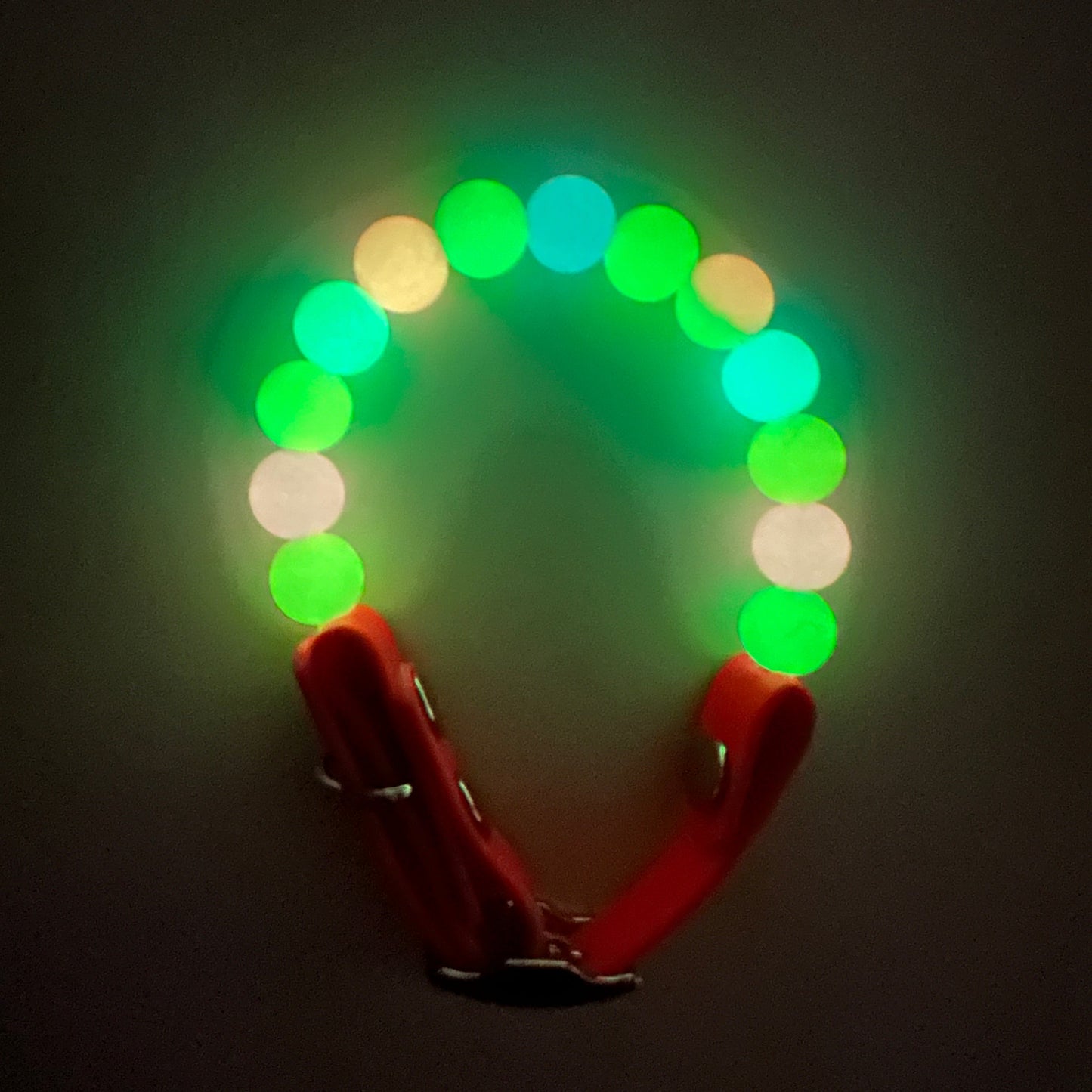 Glow In The Dark Beaded Collar
