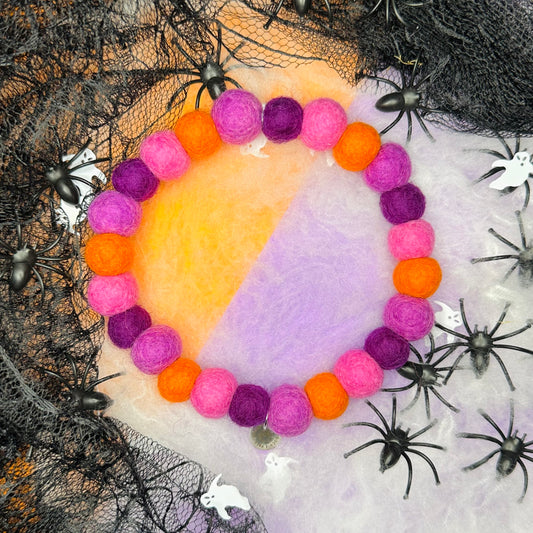 Love Potion Halloween Pom Pom Collar