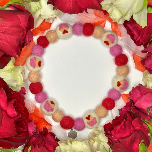 Cupcake Pom Pom Collar